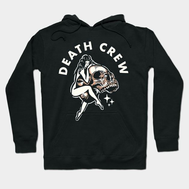 rock skull terror - death crew Hoodie by Rock Skull Terror